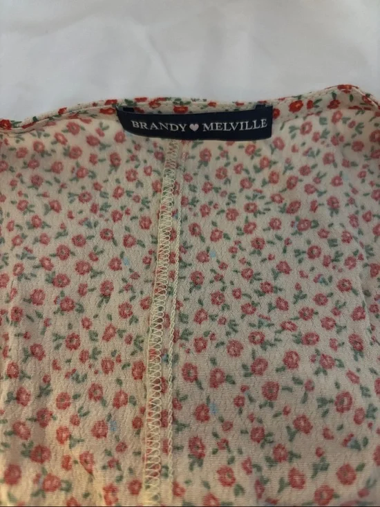 Brandy Melville Floral Wrap Dress - Picture 8 of 8